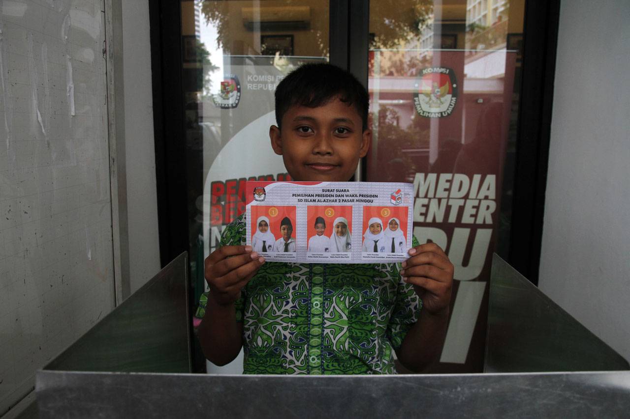 KPU Gelar Simulasi Pilpres...