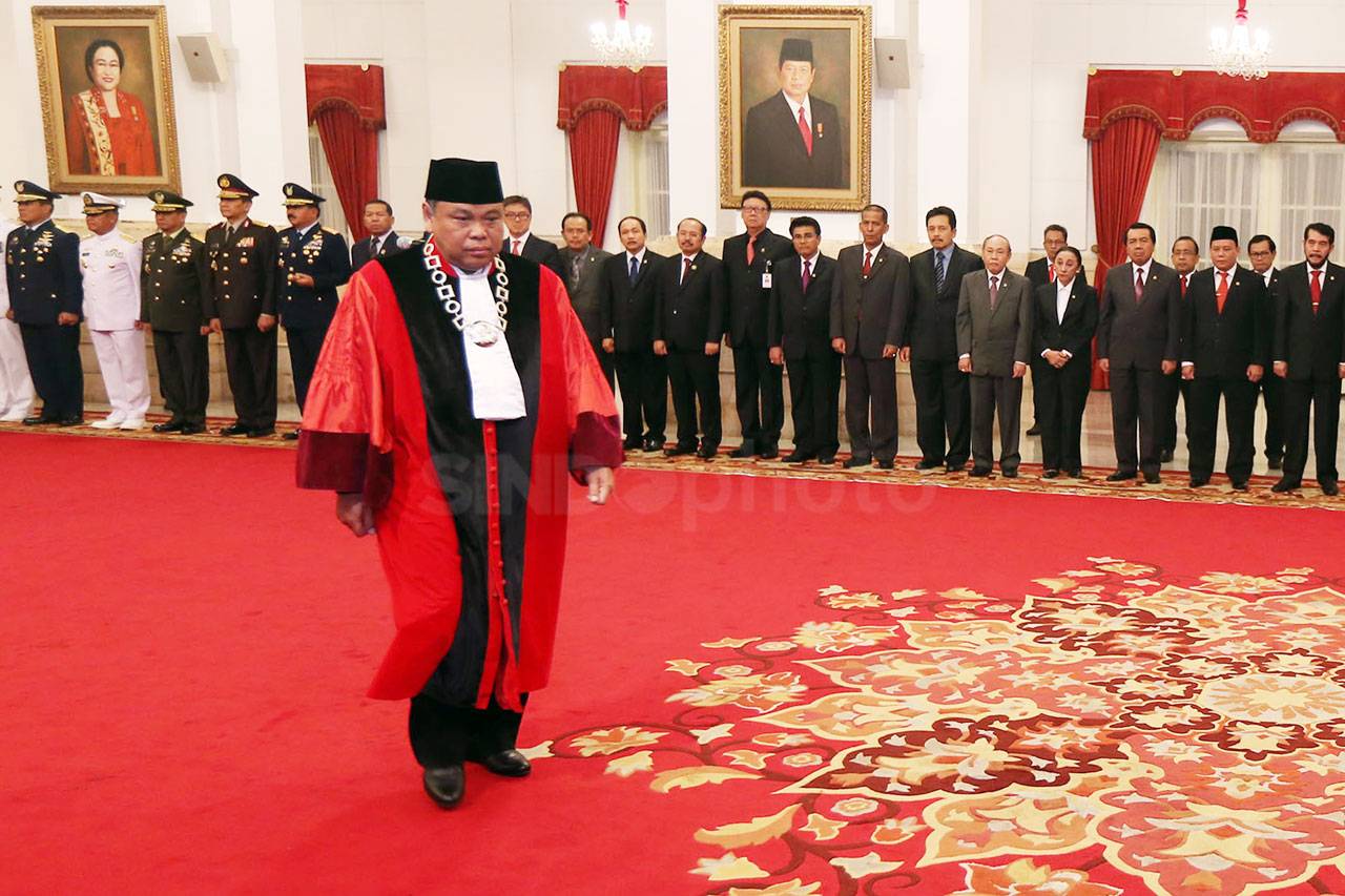Presiden Jokowi Saksikan...