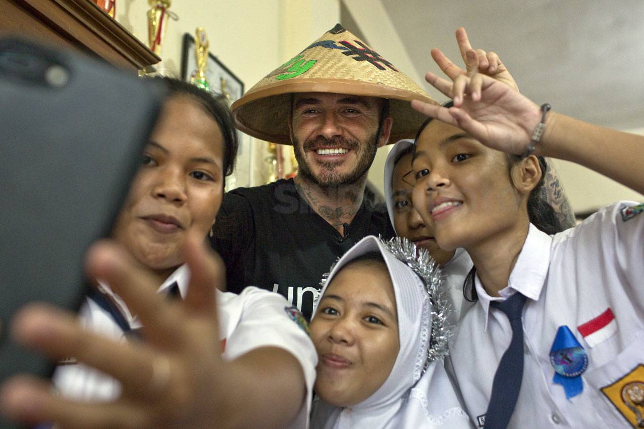 David Beckham Kunjungi...