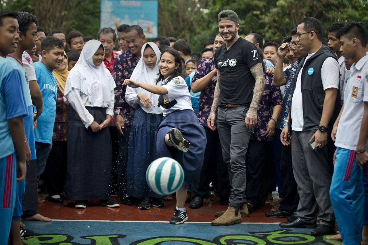 David Beckham Kunjungi...