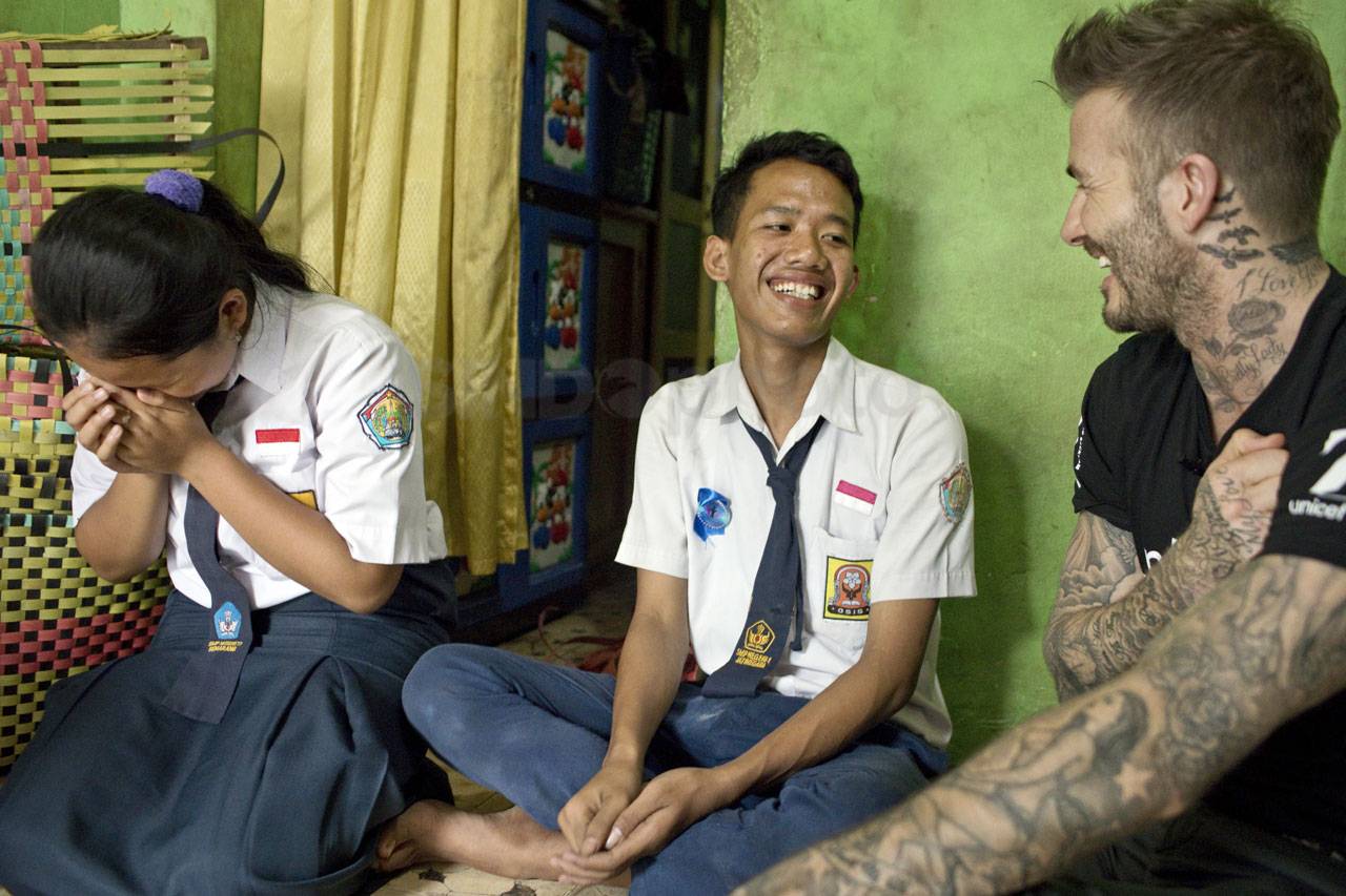 David Beckham Kunjungi...