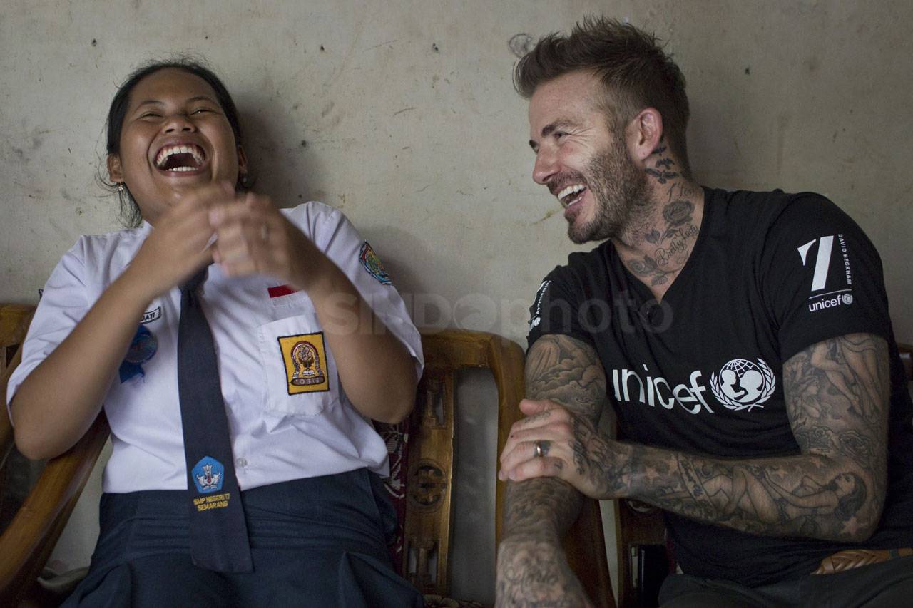 David Beckham Kunjungi...