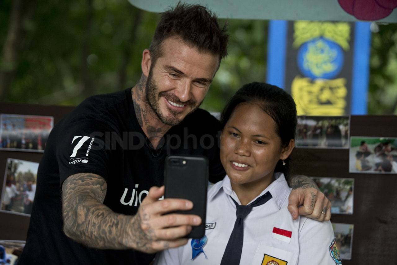 David Beckham Kunjungi...