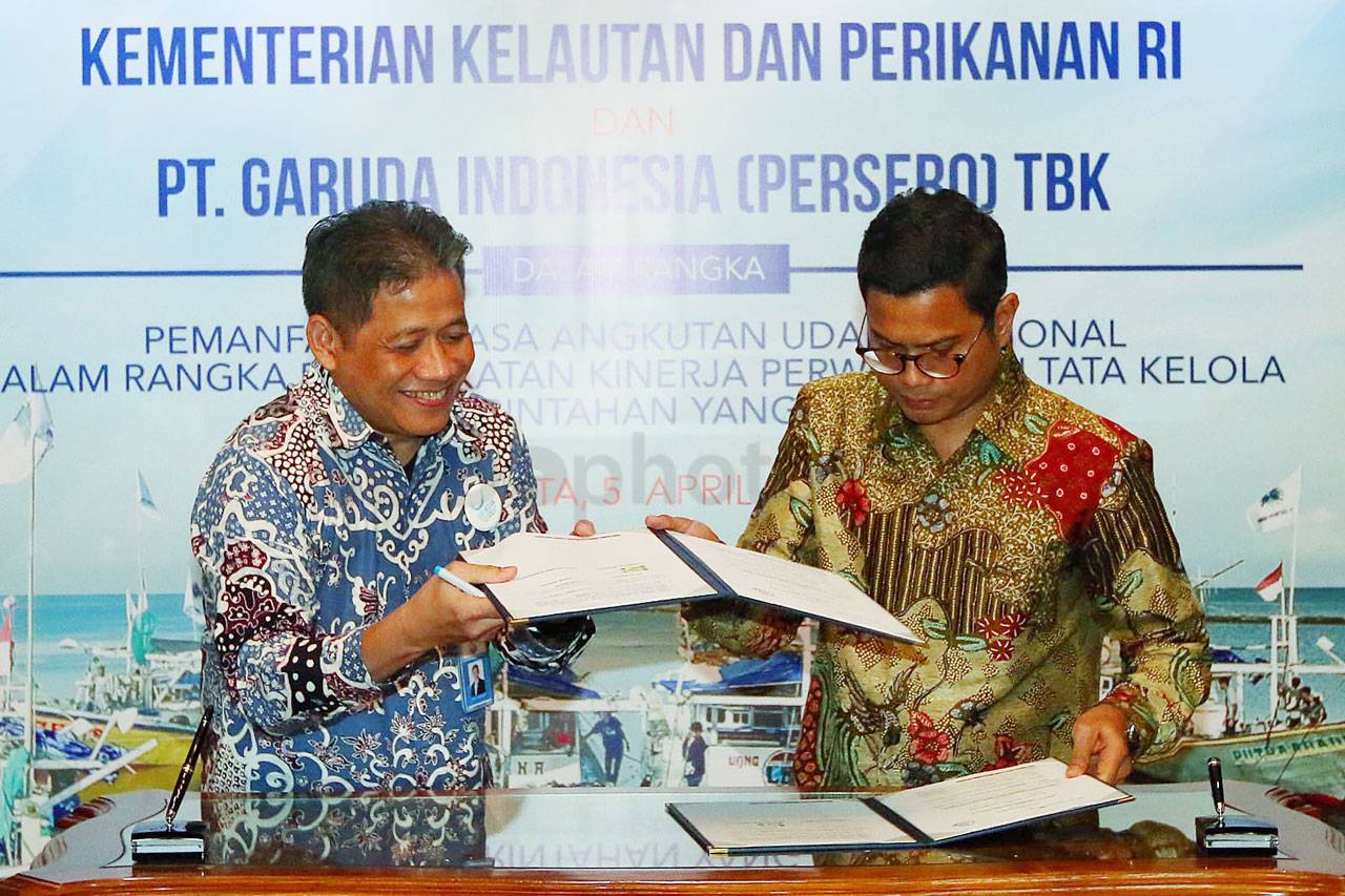 Garuda dan KKP Tandatangani...