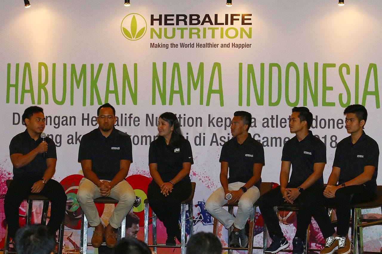 Herbalife Dukung Atlet...