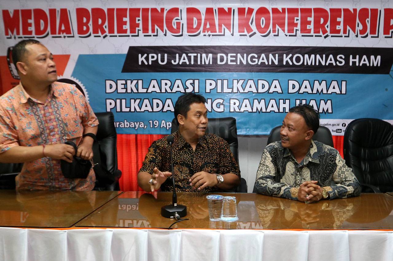 KPU Jawa Timur dan Komnas...