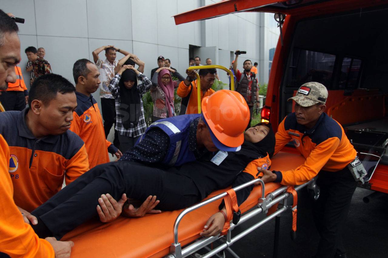 BNPB Gelar Simulasi...