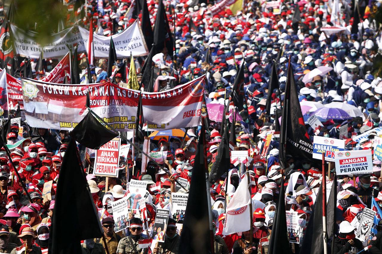 Aksi Mayday 2018 di...