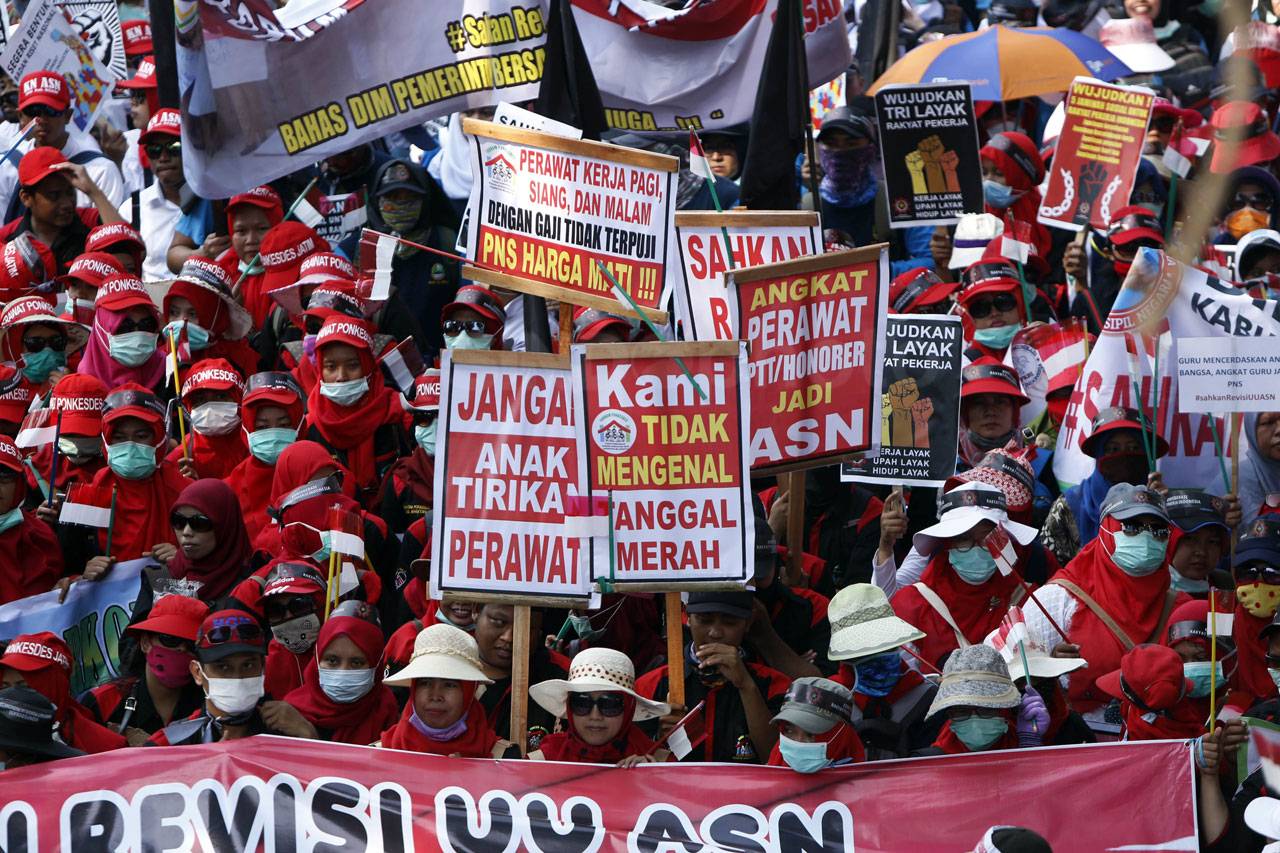 Aksi Mayday 2018 di...