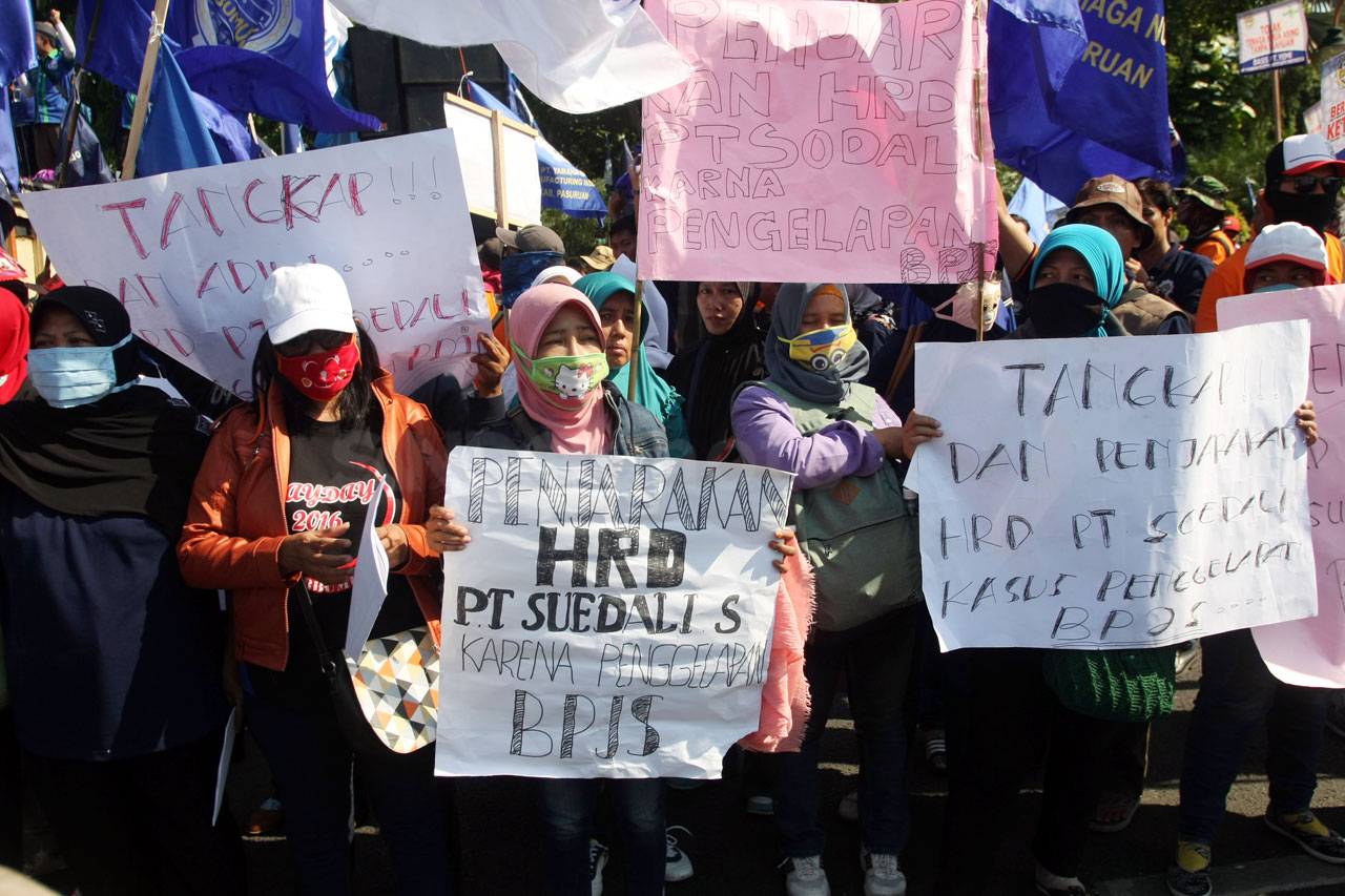 Ribuan Buruh di Jatim...