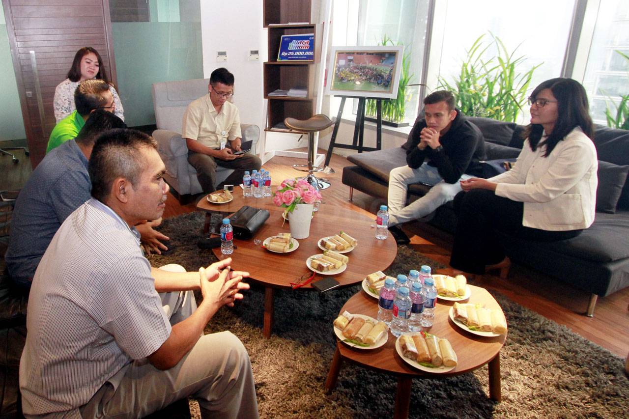 PSSI Sambangi Mandiri...