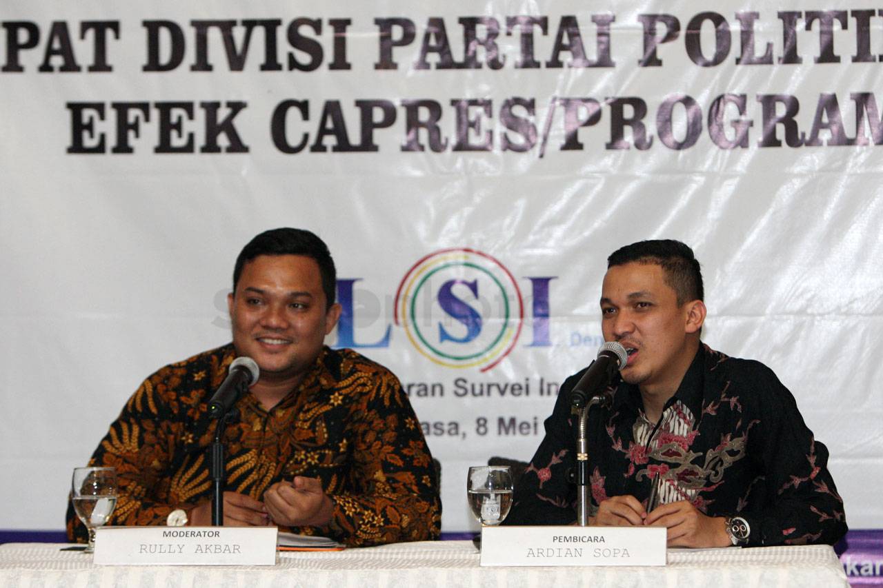 LSI Rilis Hasil Survey...