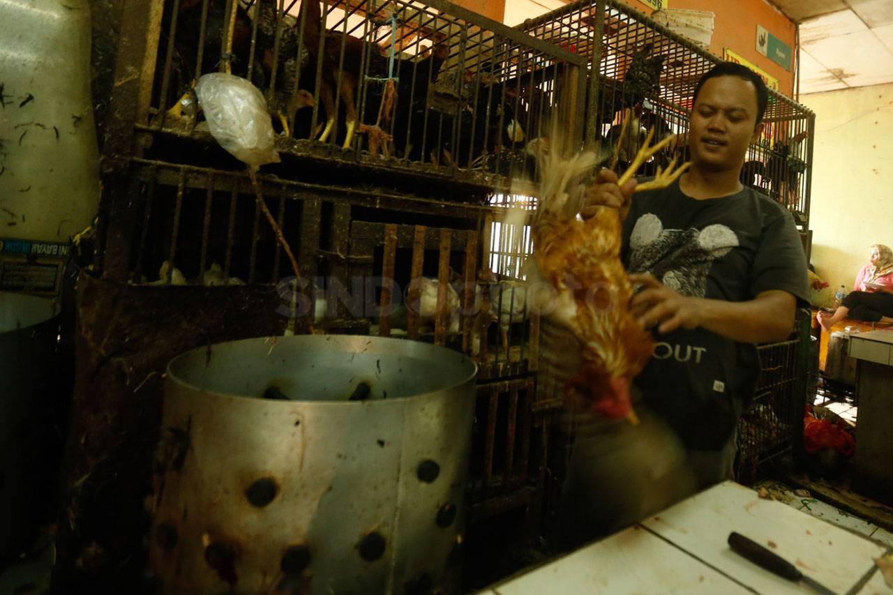 Pasar Pondok Labu Dipadati...