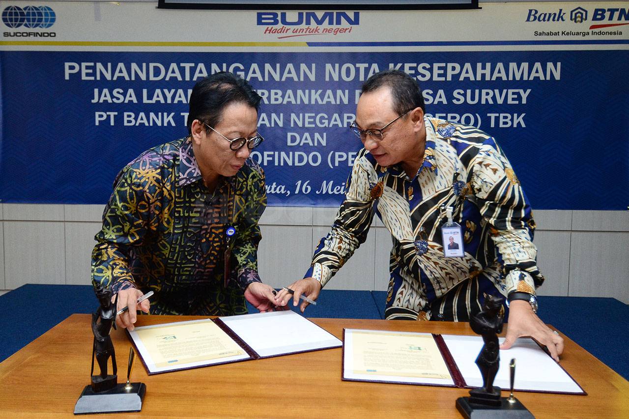Sucofindo Gandeng BTN...