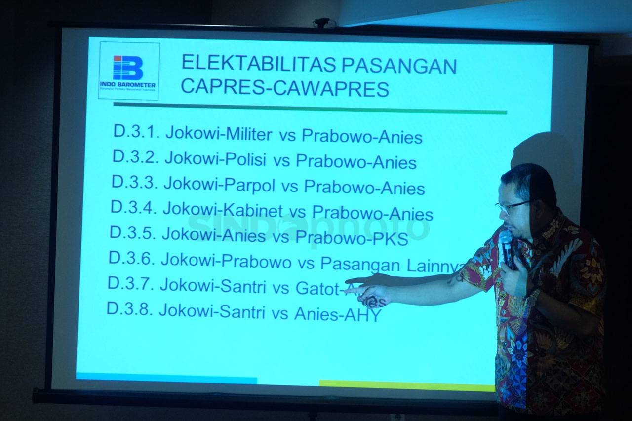 Rilis Survey Pilpres...