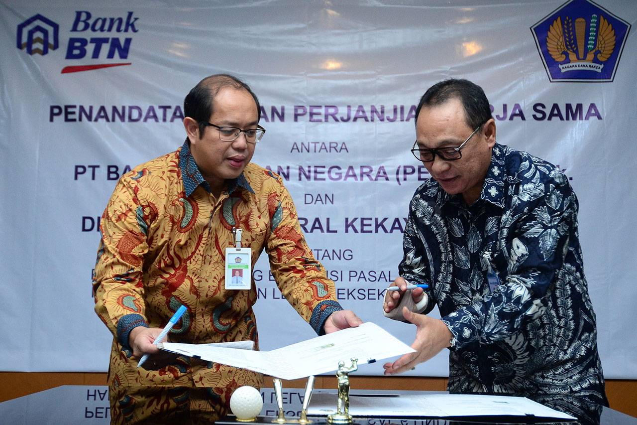 BTN Gandeng DJKN Kerjasama...