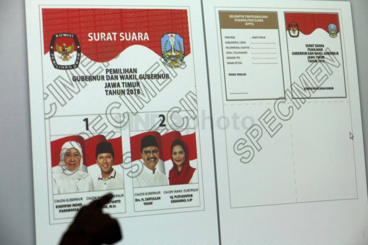 KPU Jawa Timur Mulai...