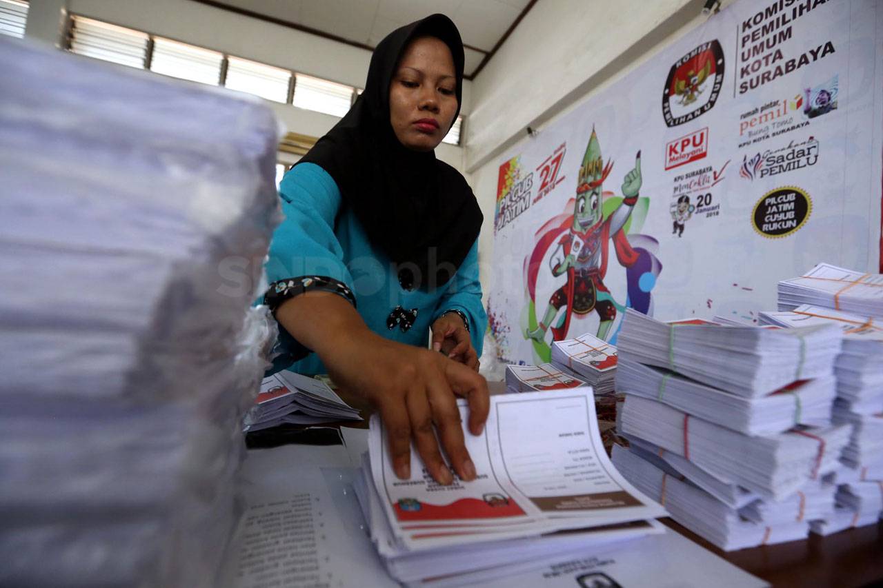 KPU Kota Surabaya Lipat...