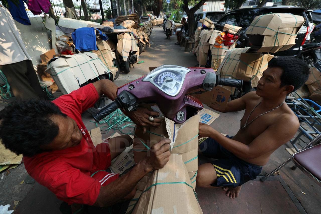 Ratusan Motor Pemudik...