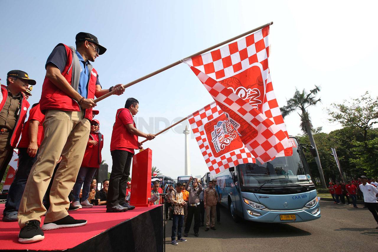 Wagub Sandiaga Uno Lepas...