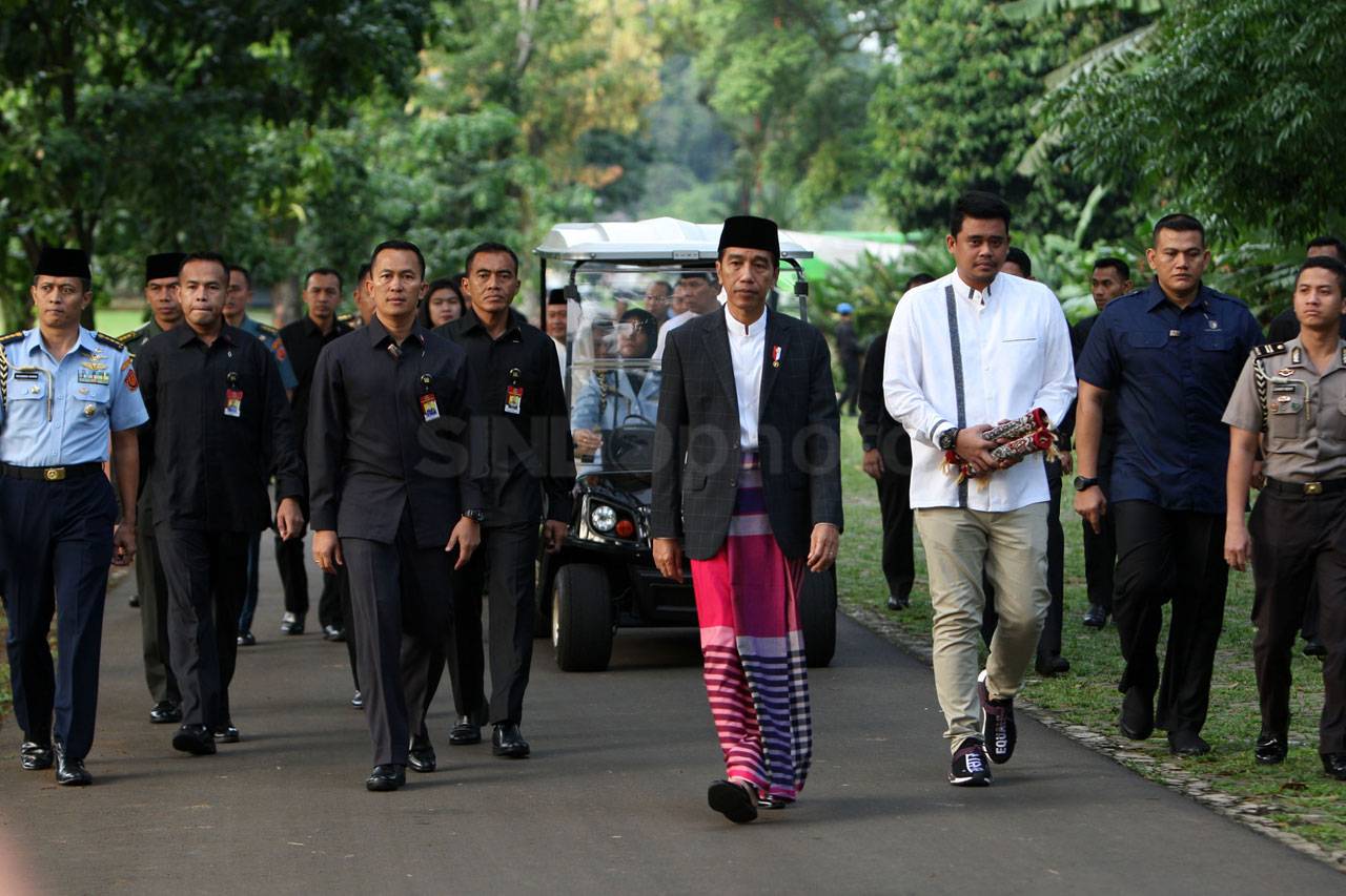 Ditemani Menantu, Presiden...