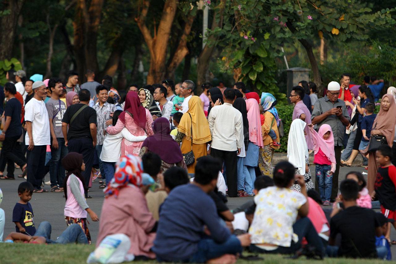 Libur Lebaran Monas...