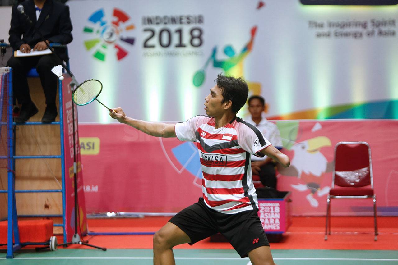 Aksi Atlet dalam Indonesia...
