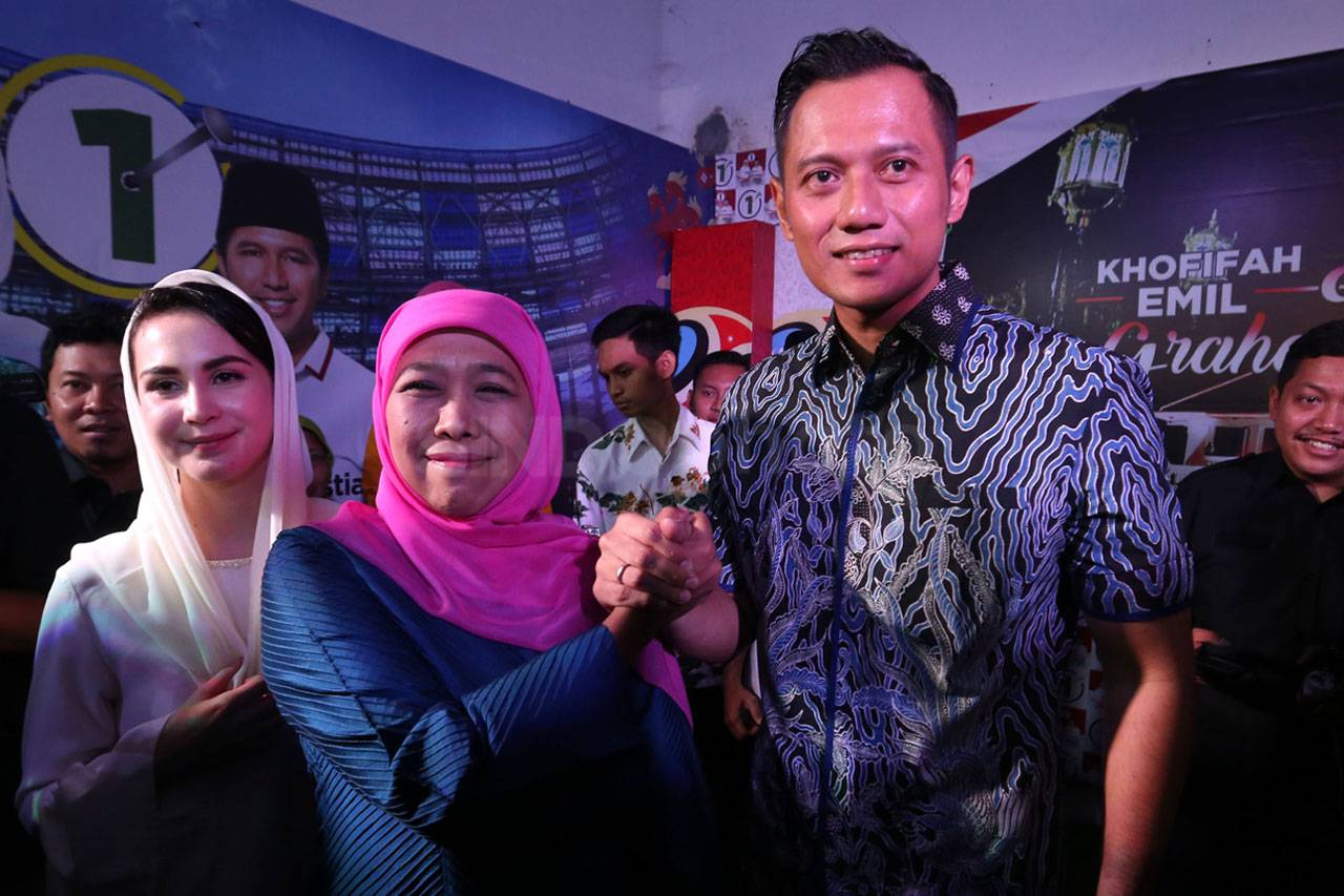 AHY Temui Langsung Khofifah...