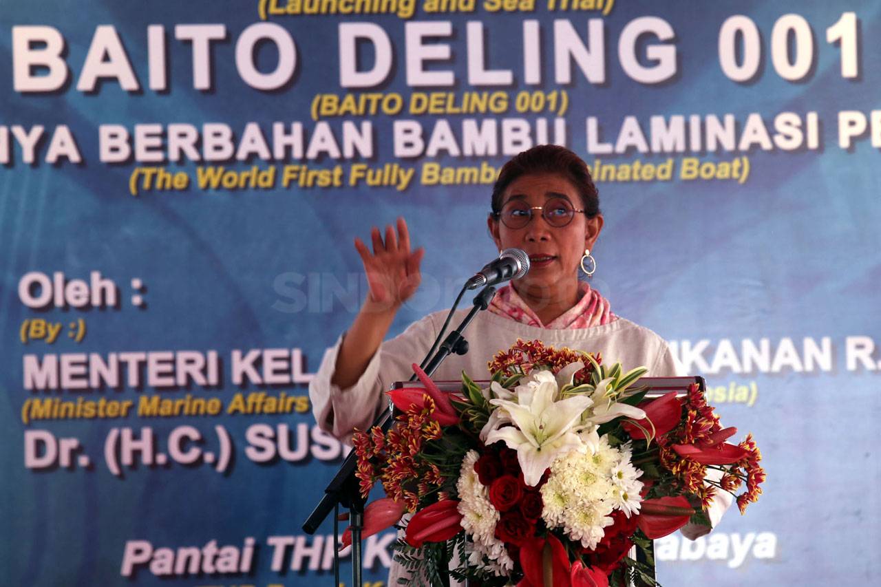 Menteri Susi Pudjiastuti...