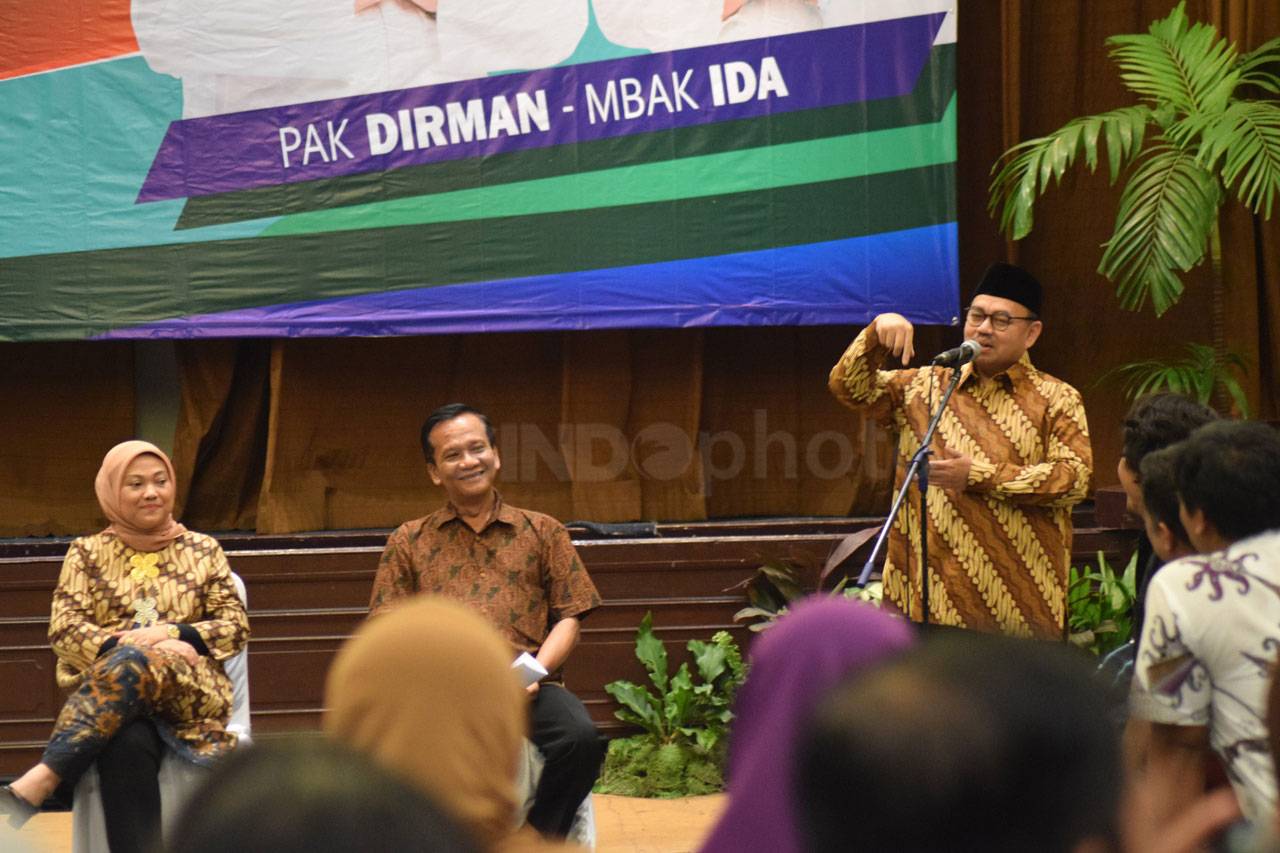 Sudirman-Ida Temui Relawan...