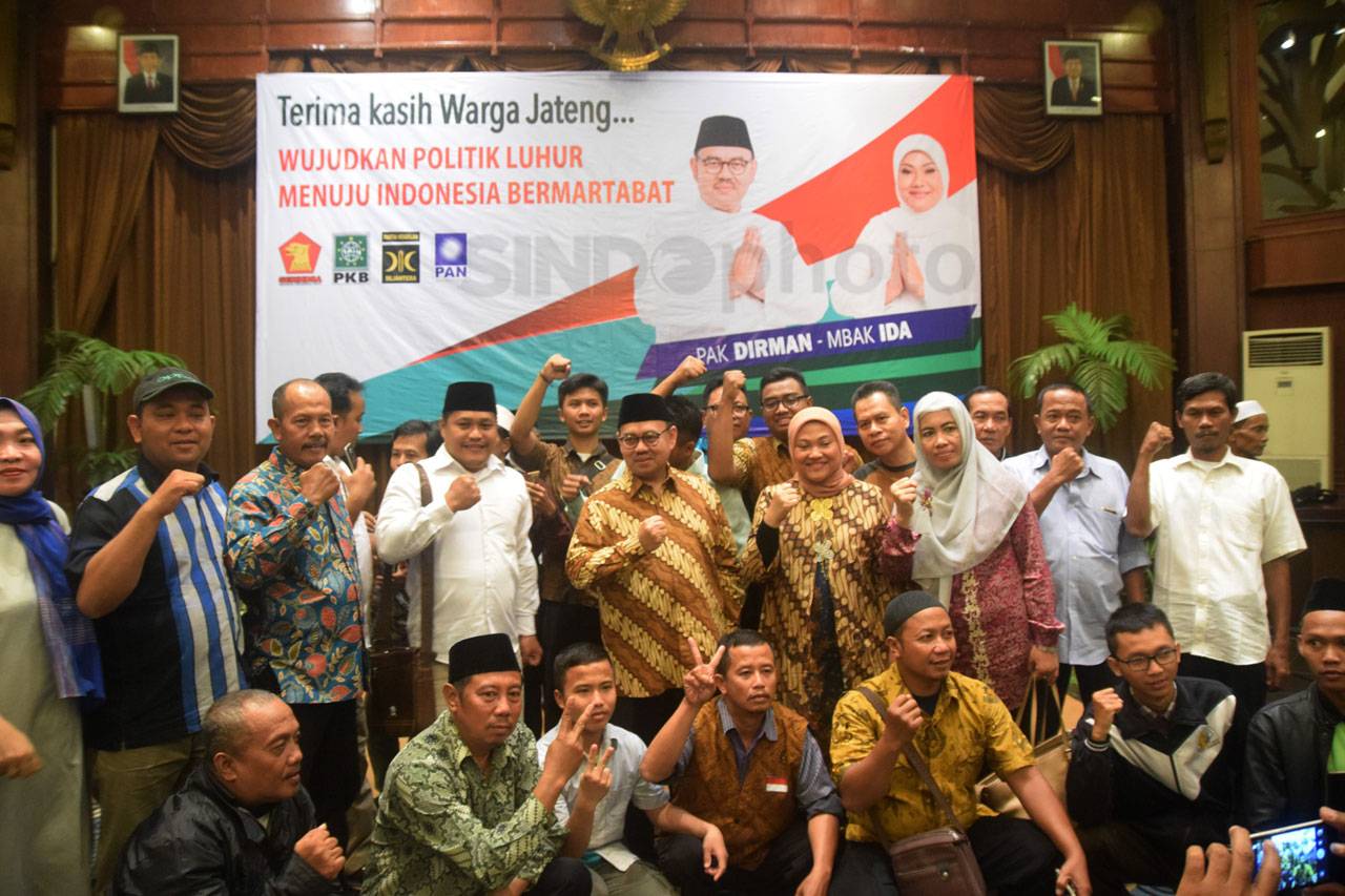 Sudirman-Ida Temui Relawan...