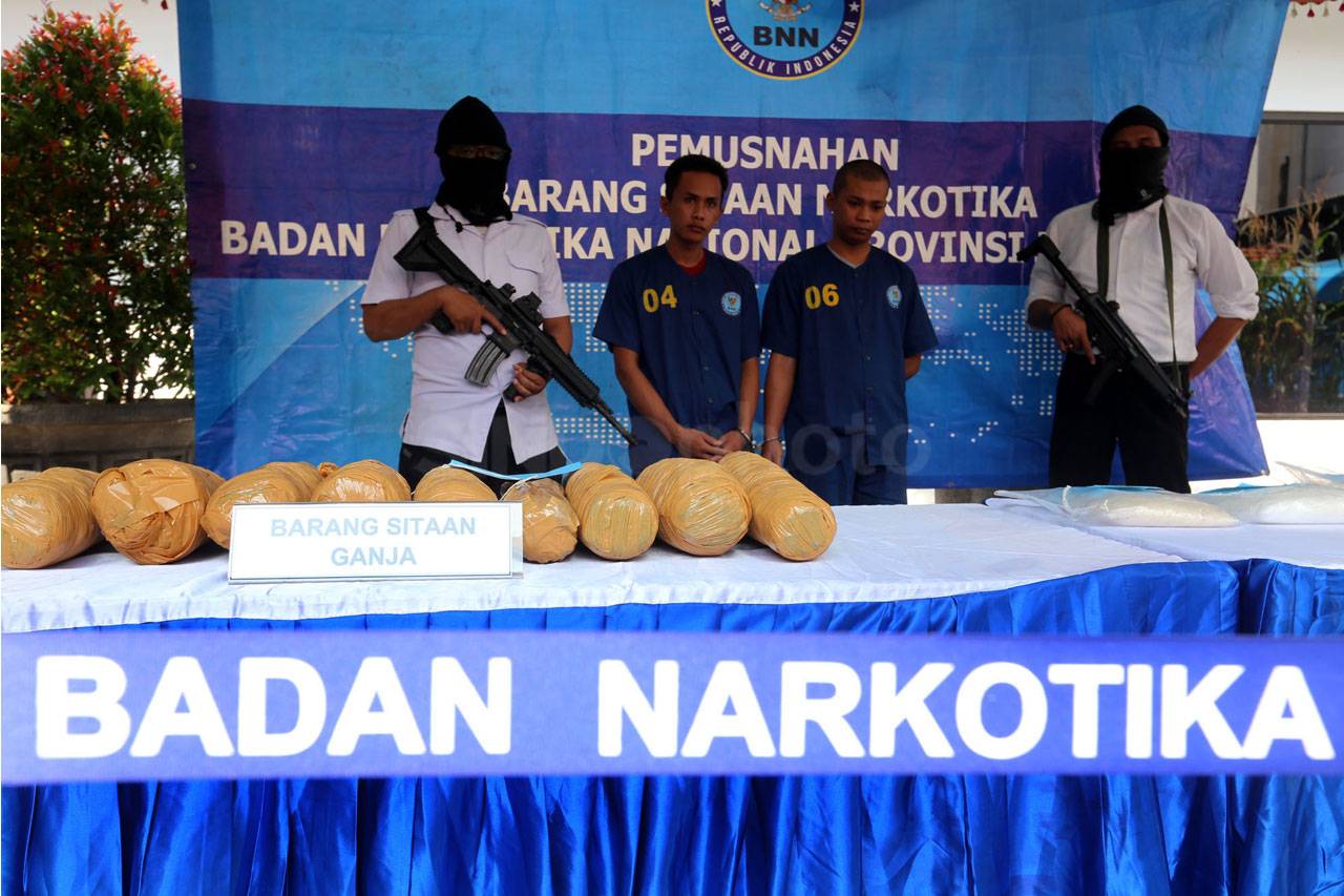 BNNP Jawa Timur Musnahkan...