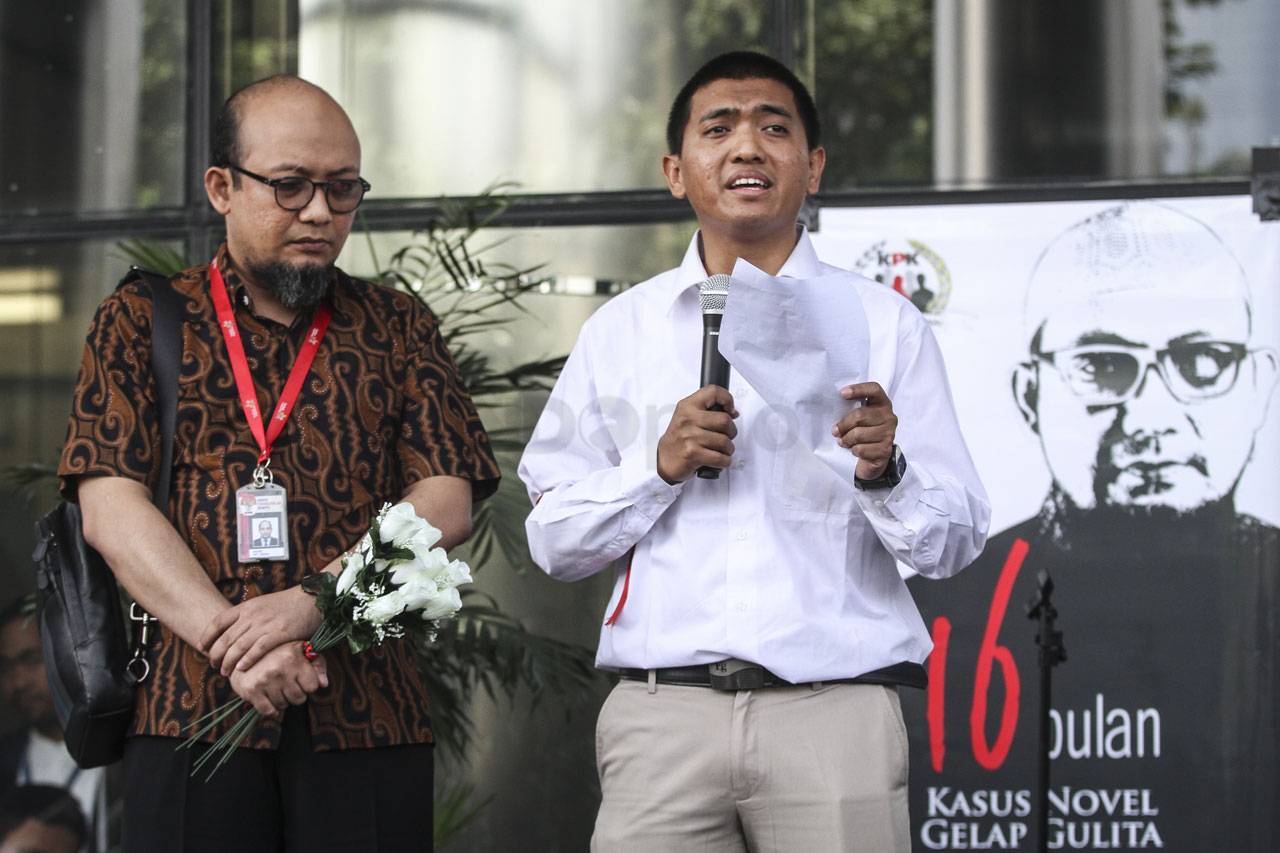 Penyidik KPK Novel Baswedan...