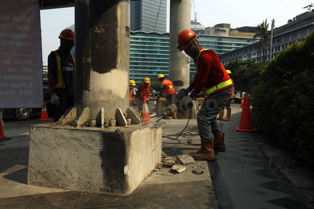 JPO Bundaran HI Dibongkar,...