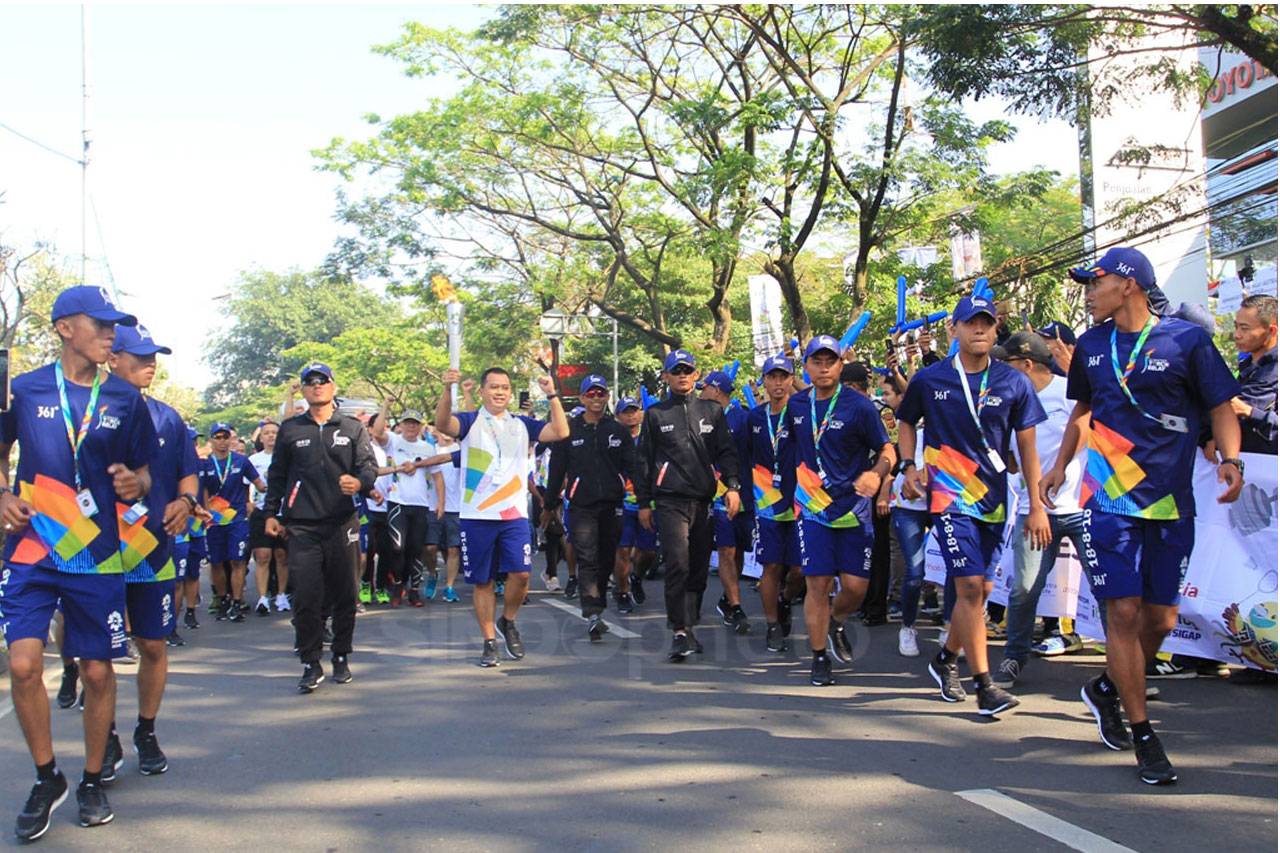 Pawai Obor Asian Games...