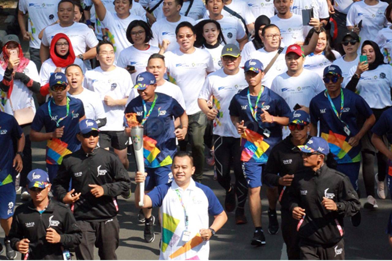 Pawai Obor Asian Games...