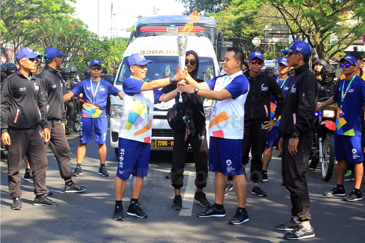 Pawai Obor Asian Games...