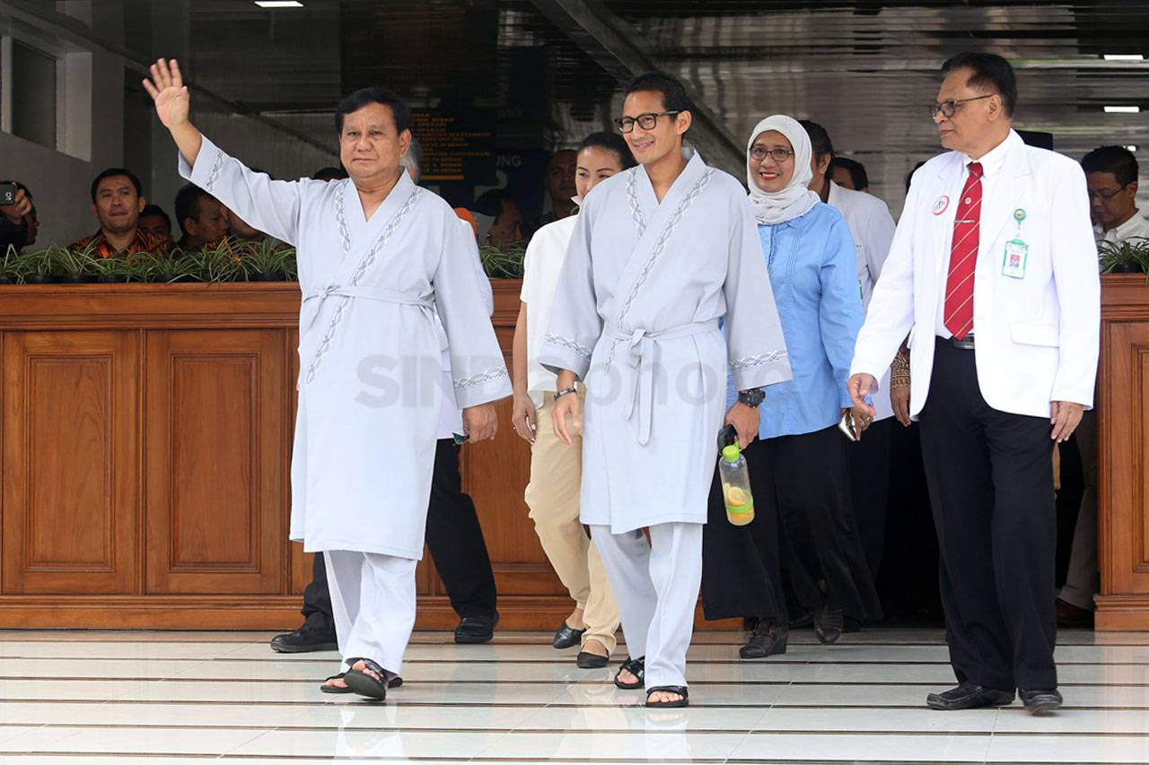 Prabowo dan Sandi Jalani...