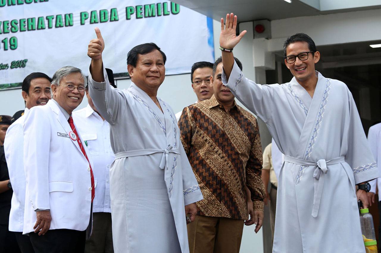 Prabowo dan Sandi Jalani...