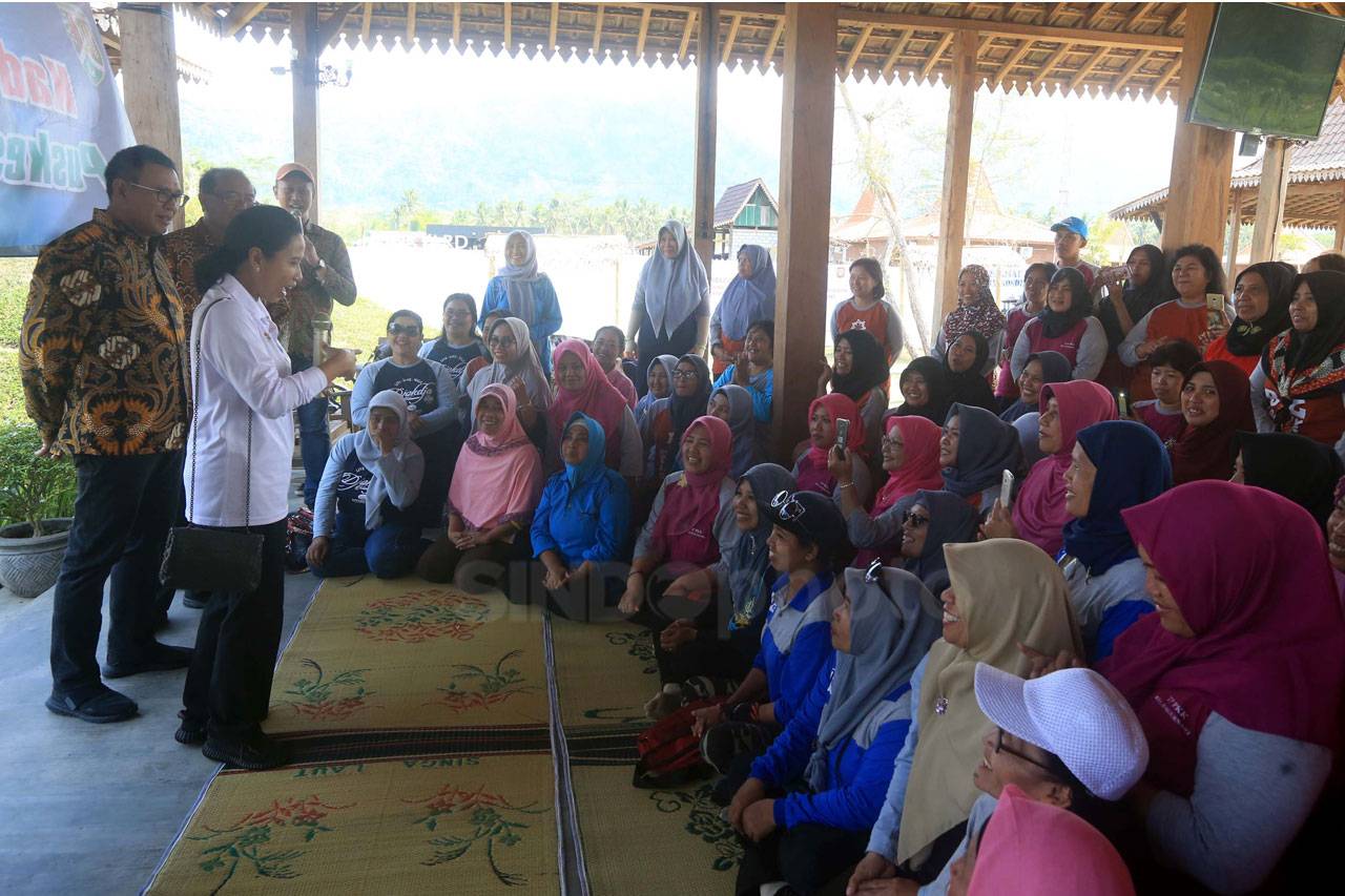 Menteri BUMN Tinjau...