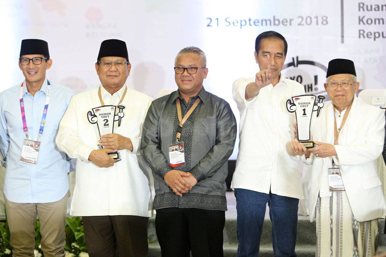Jokowi-Maruf Nomor Urut...