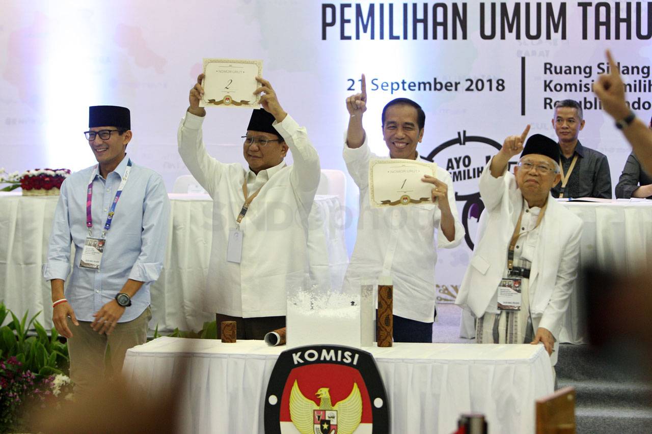Jokowi-Maruf Nomor Urut...