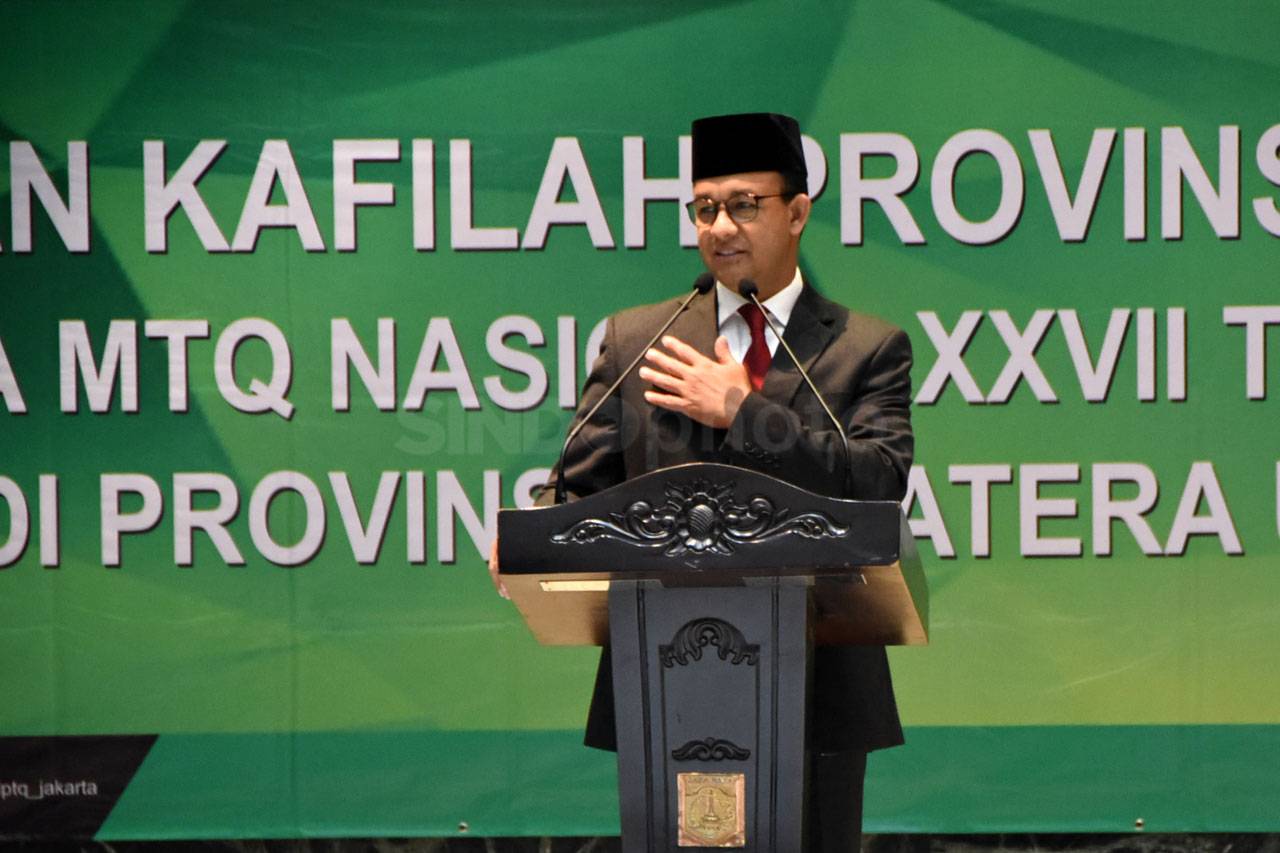 Gubernur Anies Baswedan...