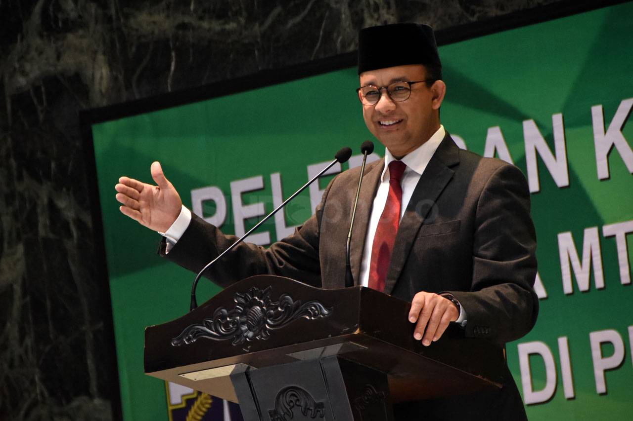 Gubernur Anies Baswedan...