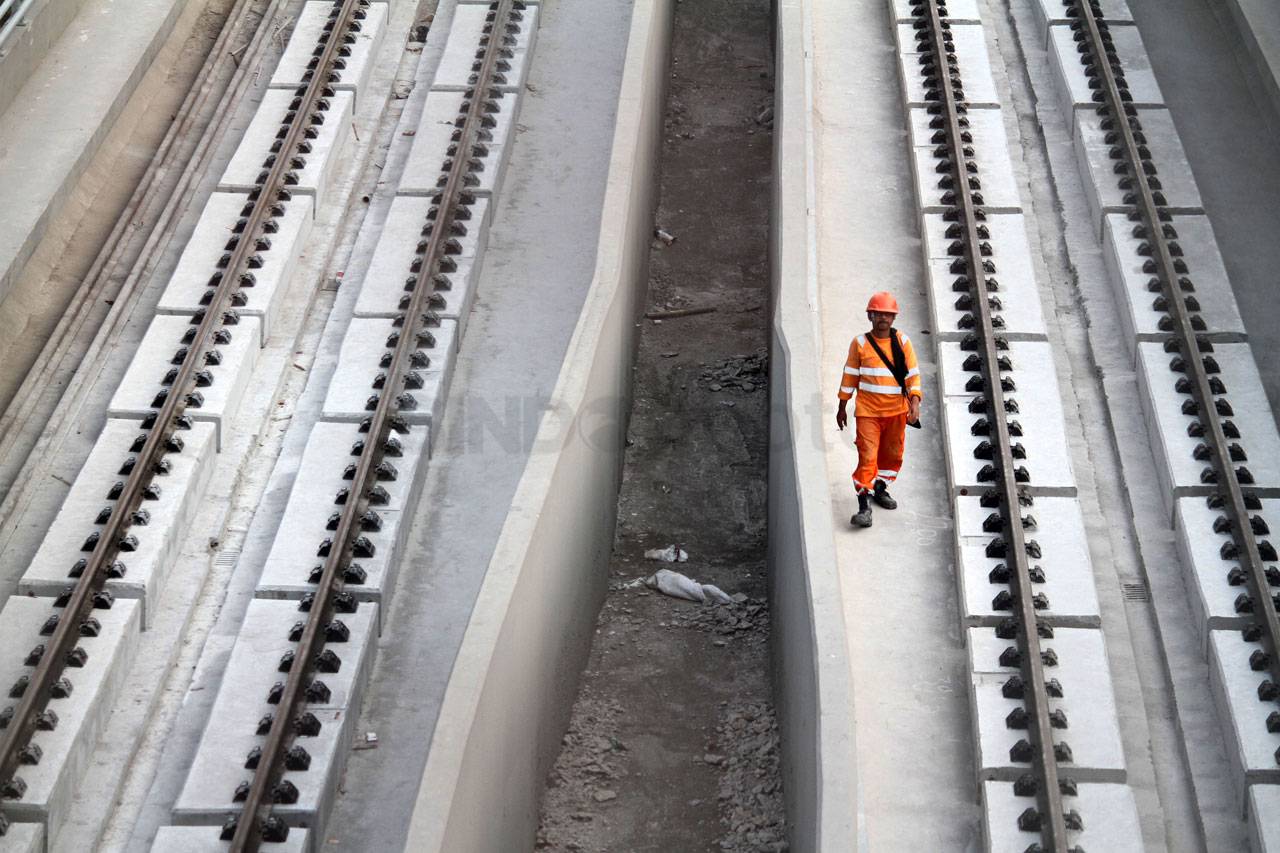 Jalur LRT Cawang-Cibubur...