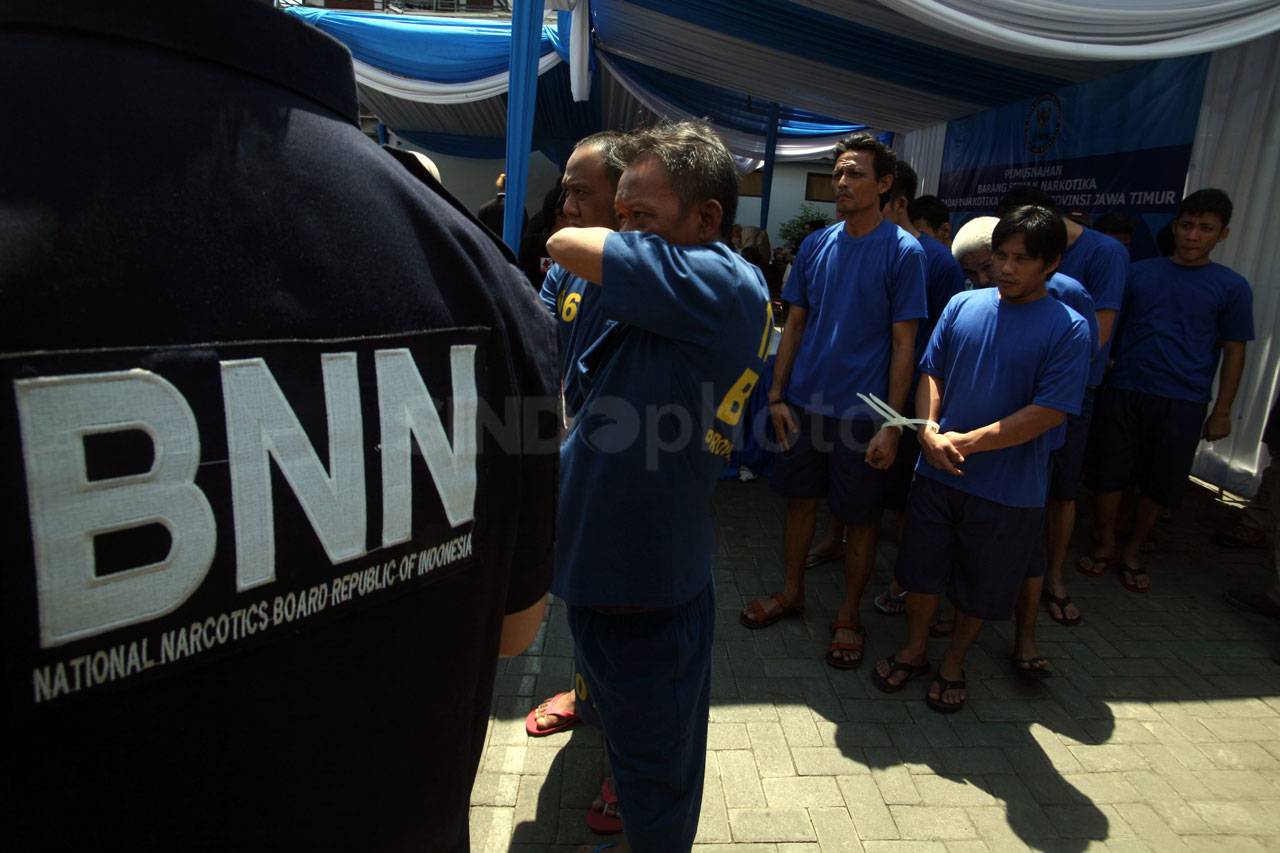 BNNP Jatim Musnahkan...