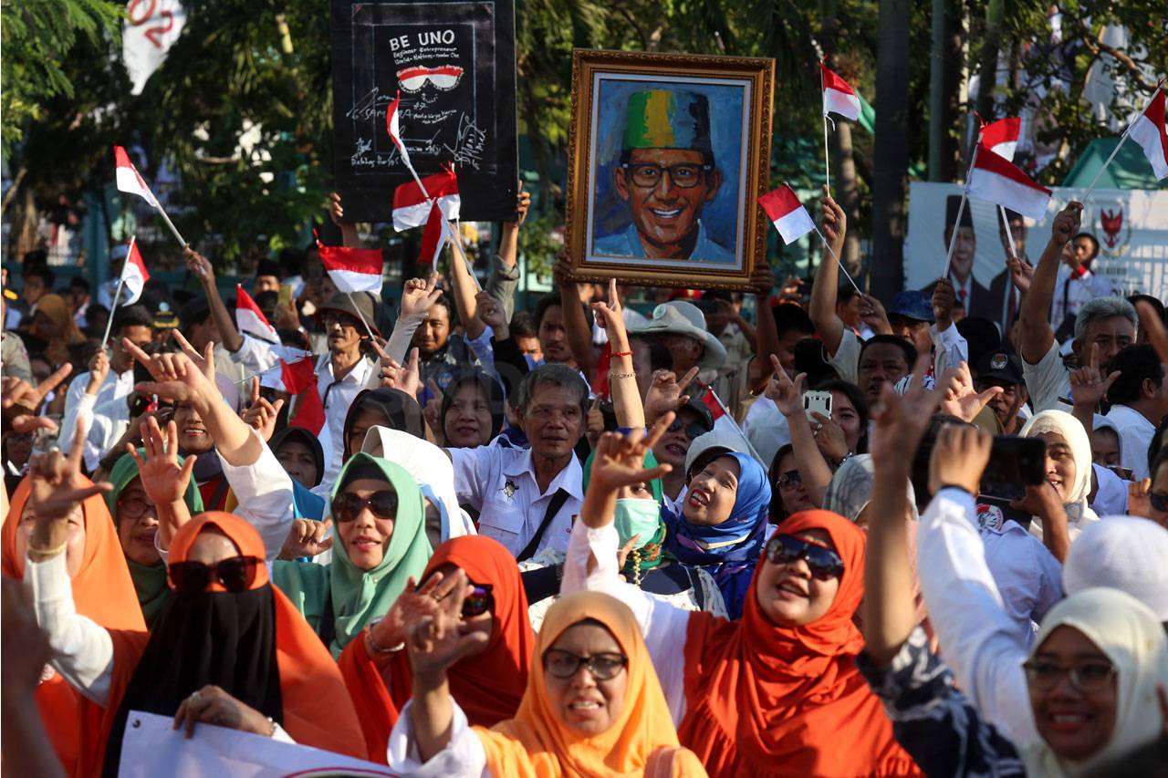 Cawapres Sandiaga Uno...