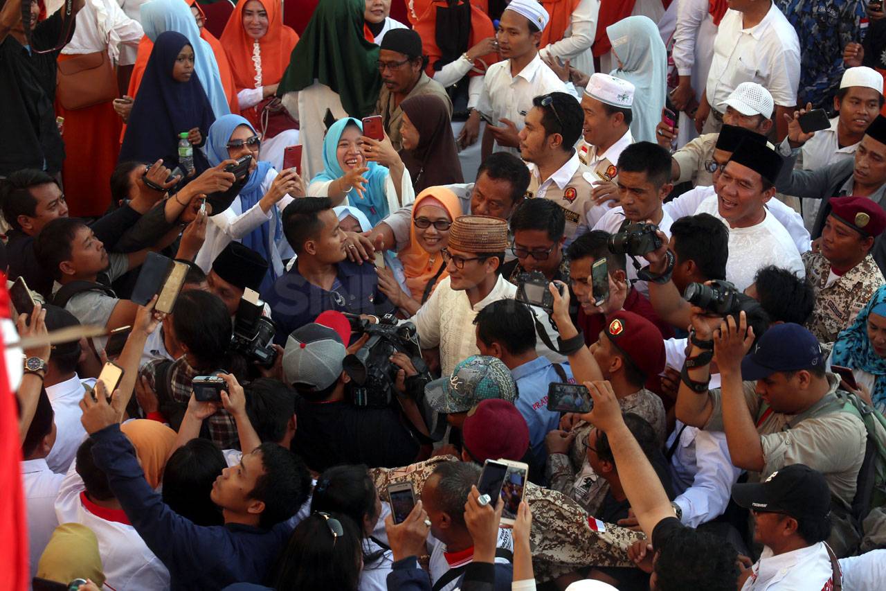 Cawapres Sandiaga Uno...