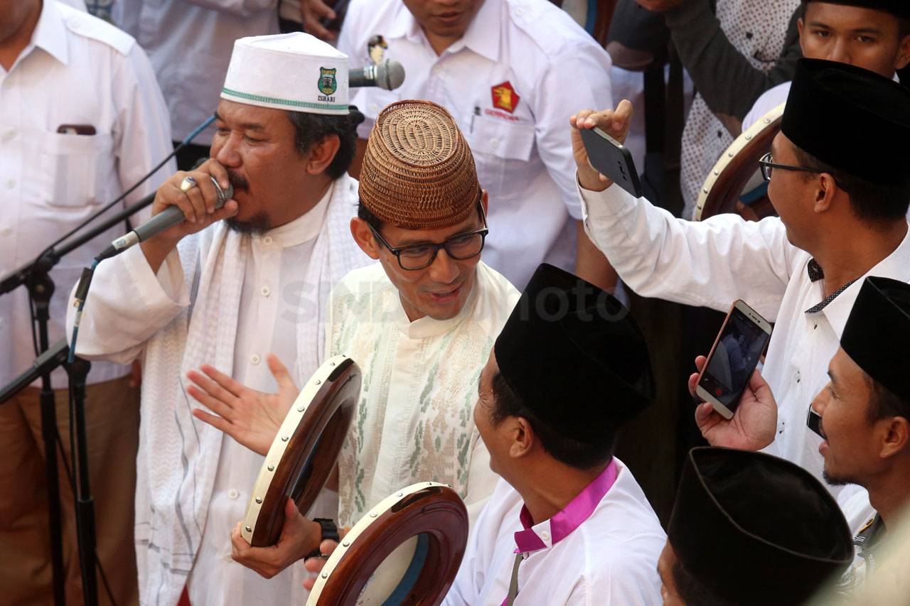 Cawapres Sandiaga Uno...