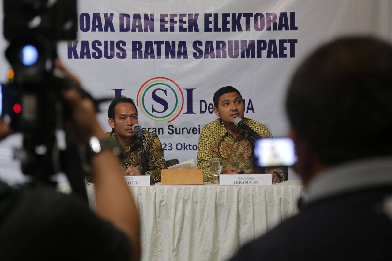 LSI Denny JA Rilis Hasil...